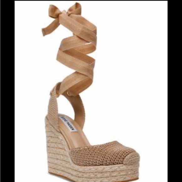 Steve Madden Locket Wedge Heels 8.5 - Picture 10 of 16